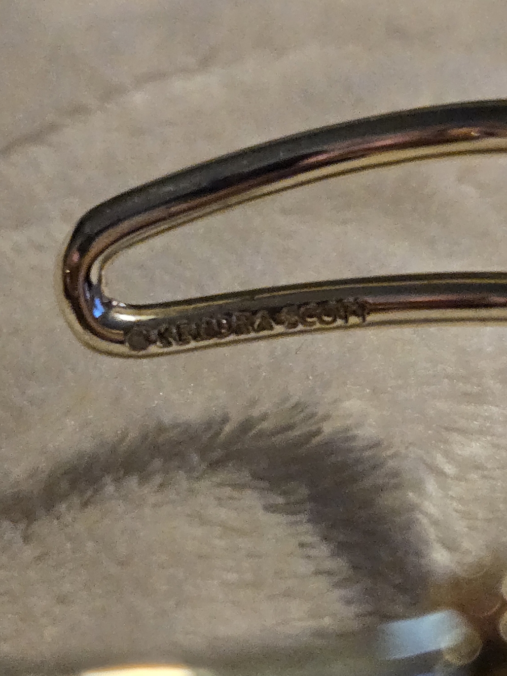 Kendra Scott Gold-Tone Crystal Crossover Cuff Bracelet - Picture 3 of 11
